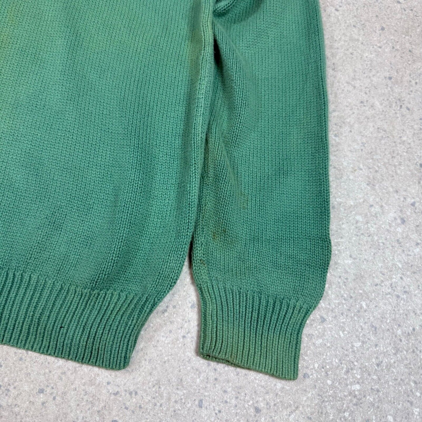 Ralph Lauren 1/4 Zip Jumper Small Green