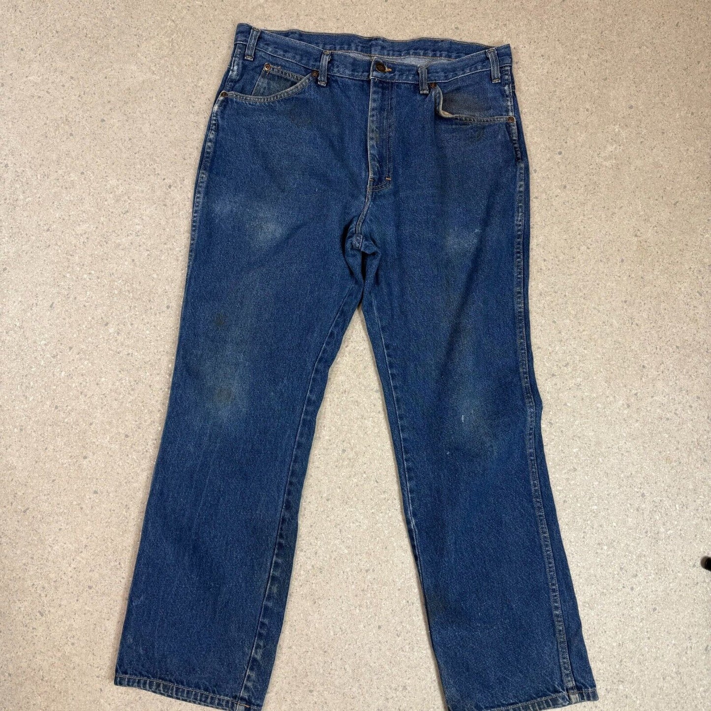 Dickies Jeans 36x30 Dark Denim Blue Workwear