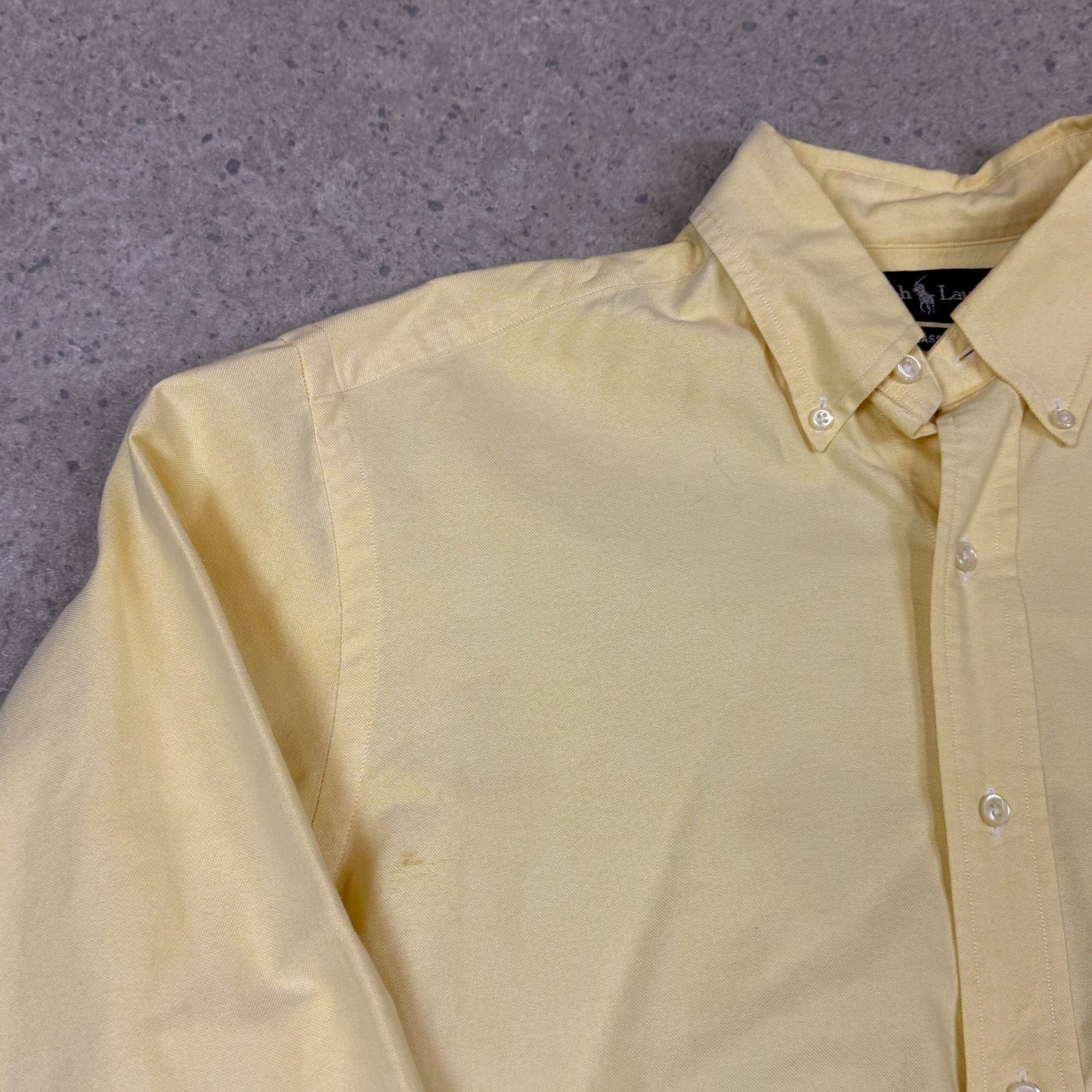 Ralph Lauren Shirt Medium Yellow Colourway Embroidered Logo