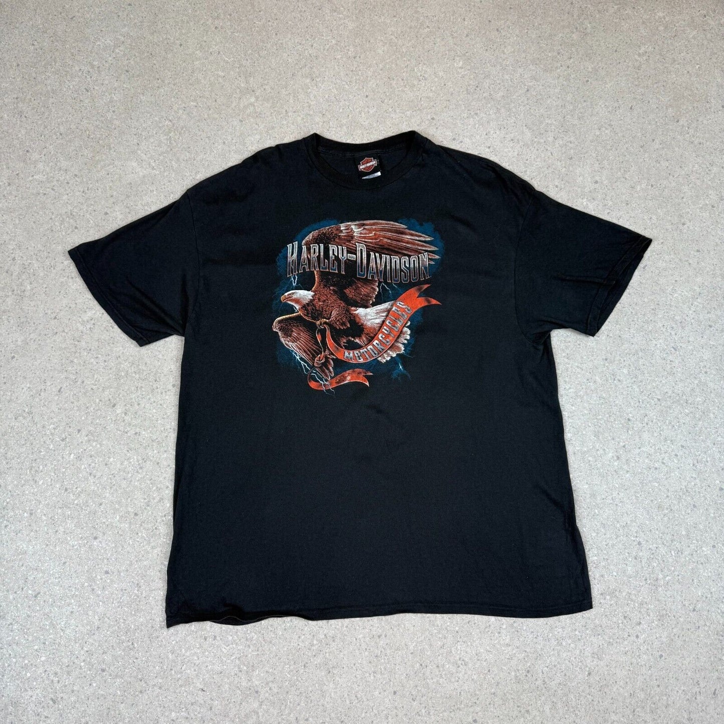 Harley Davidson T Shirt 2XL Black California Graphic McGuire Relaxed Fit