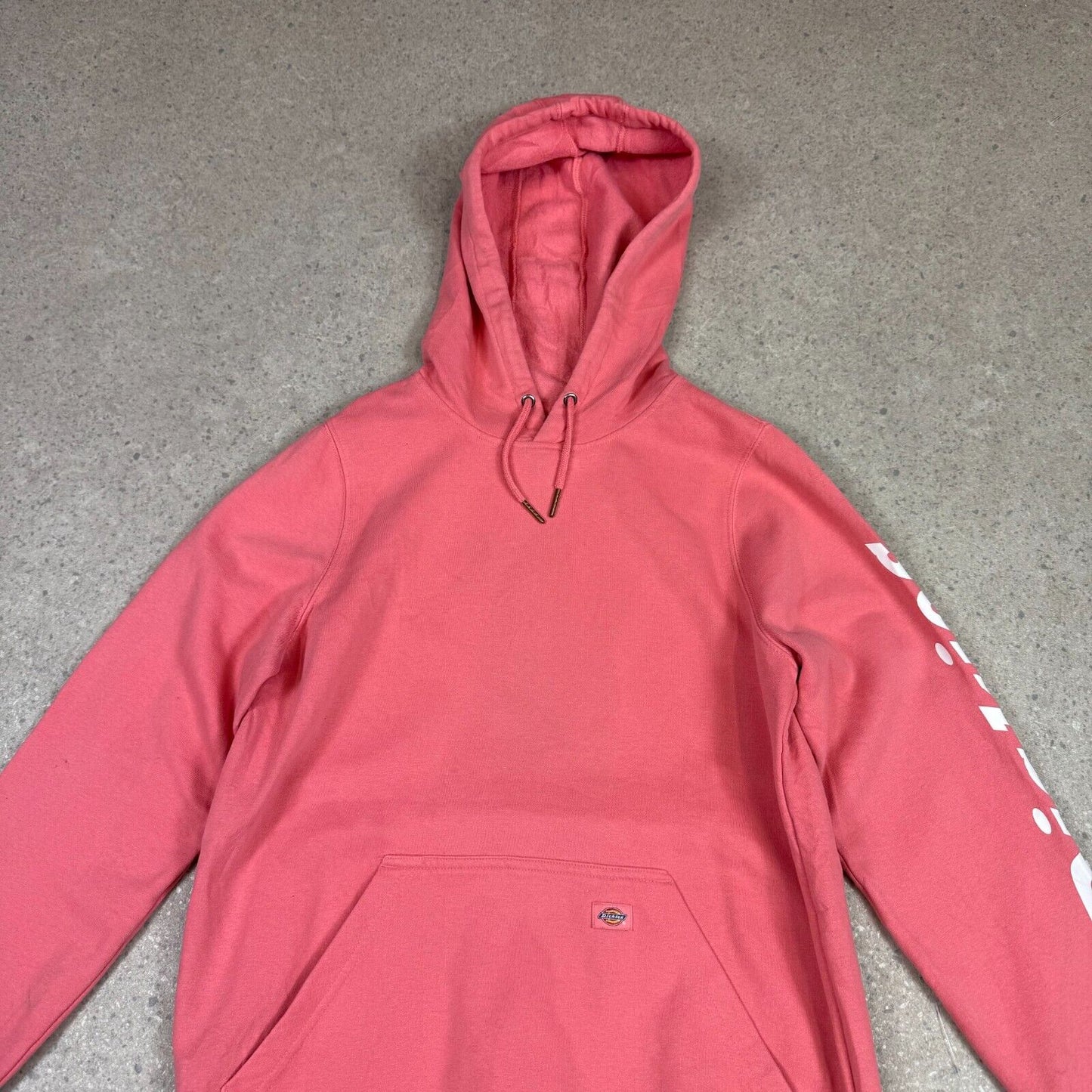 Dickies Hoodie Medium Pink Colourway Spellout Logo Hooded Pocket