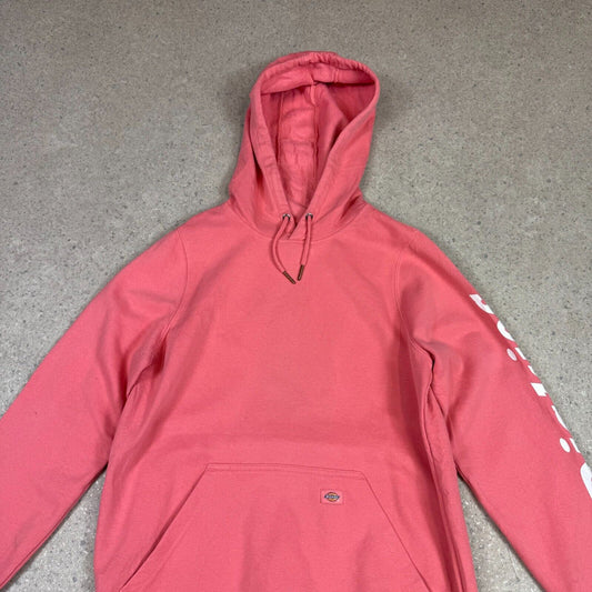 Dickies Hoodie Medium Pink Colourway Spellout Logo Hooded Pocket