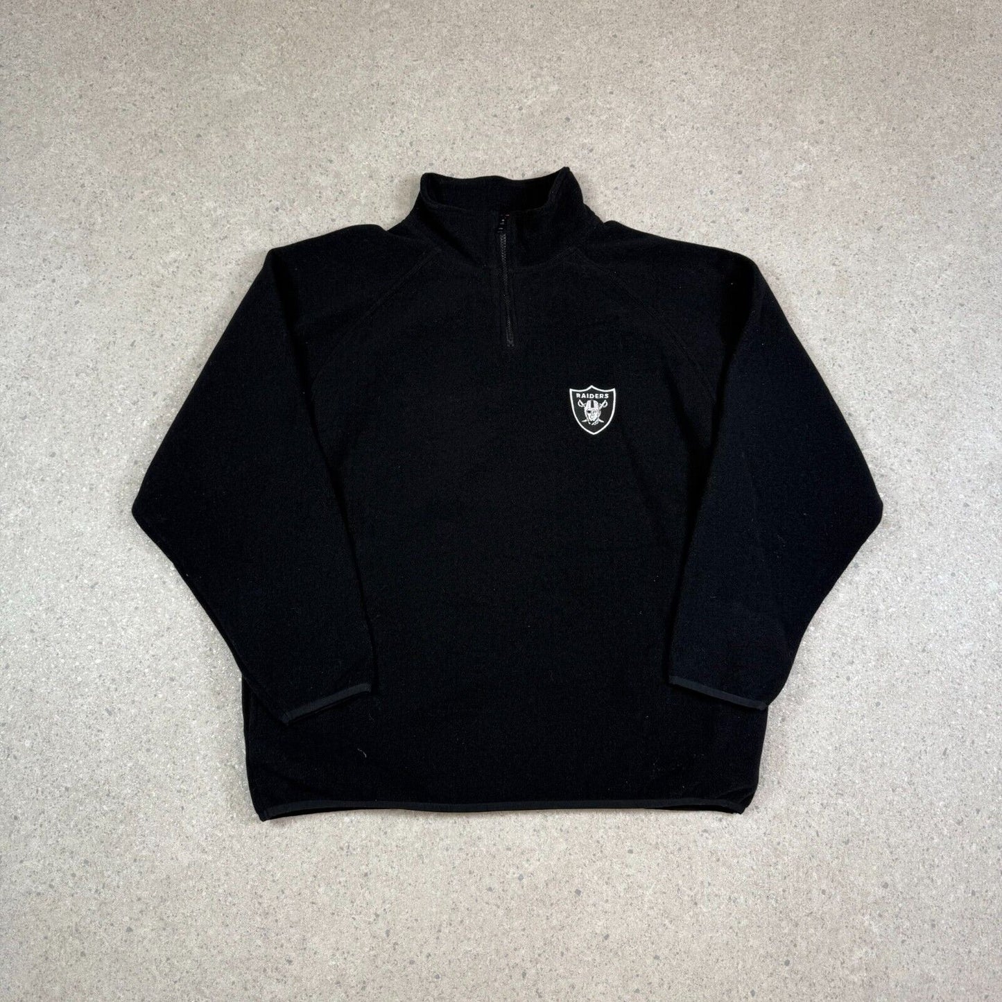 Oakland Raiders by Majestic Fleece Pullover Black XL