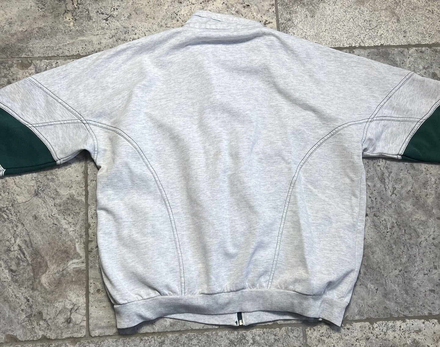 Adidas Full Zip Retro Jumper Grey, Mens , Medium