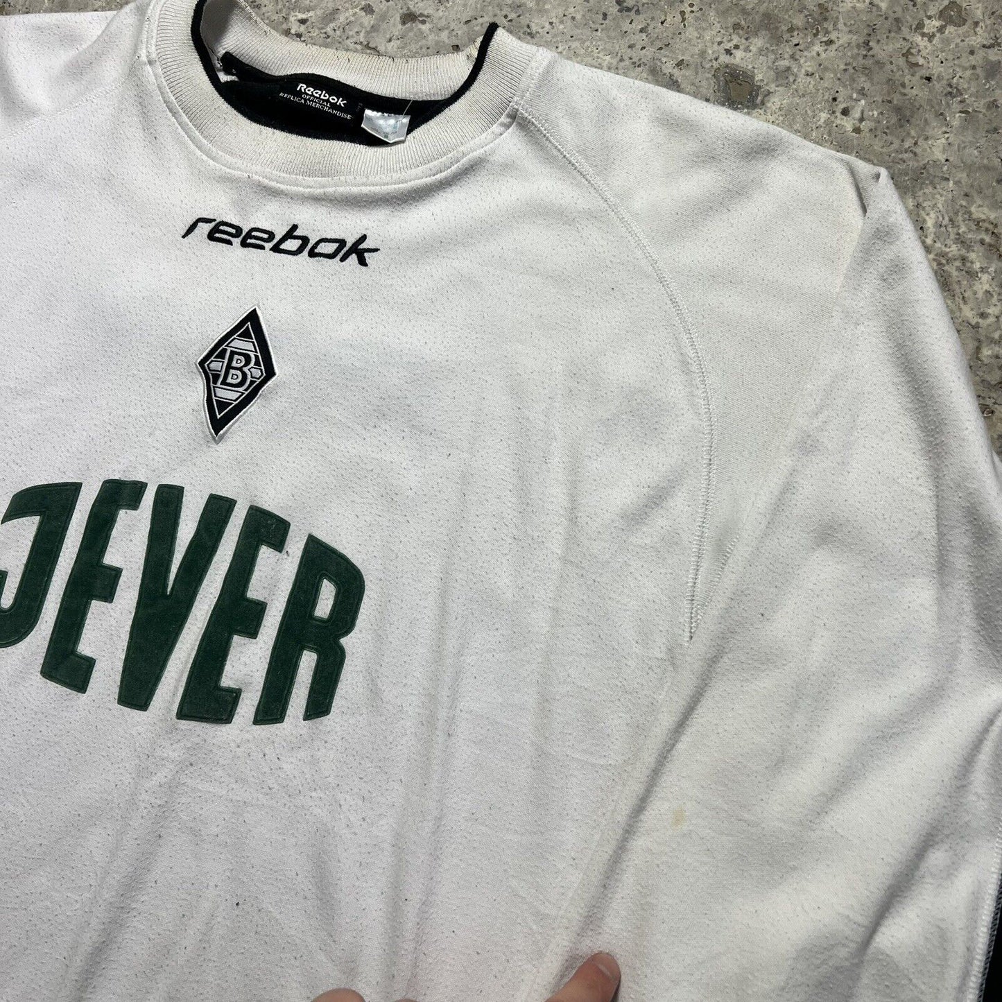 Borussia Monchengladbach Sweatshirt, Crewneck, Reebok, Vintage, 90s, XL