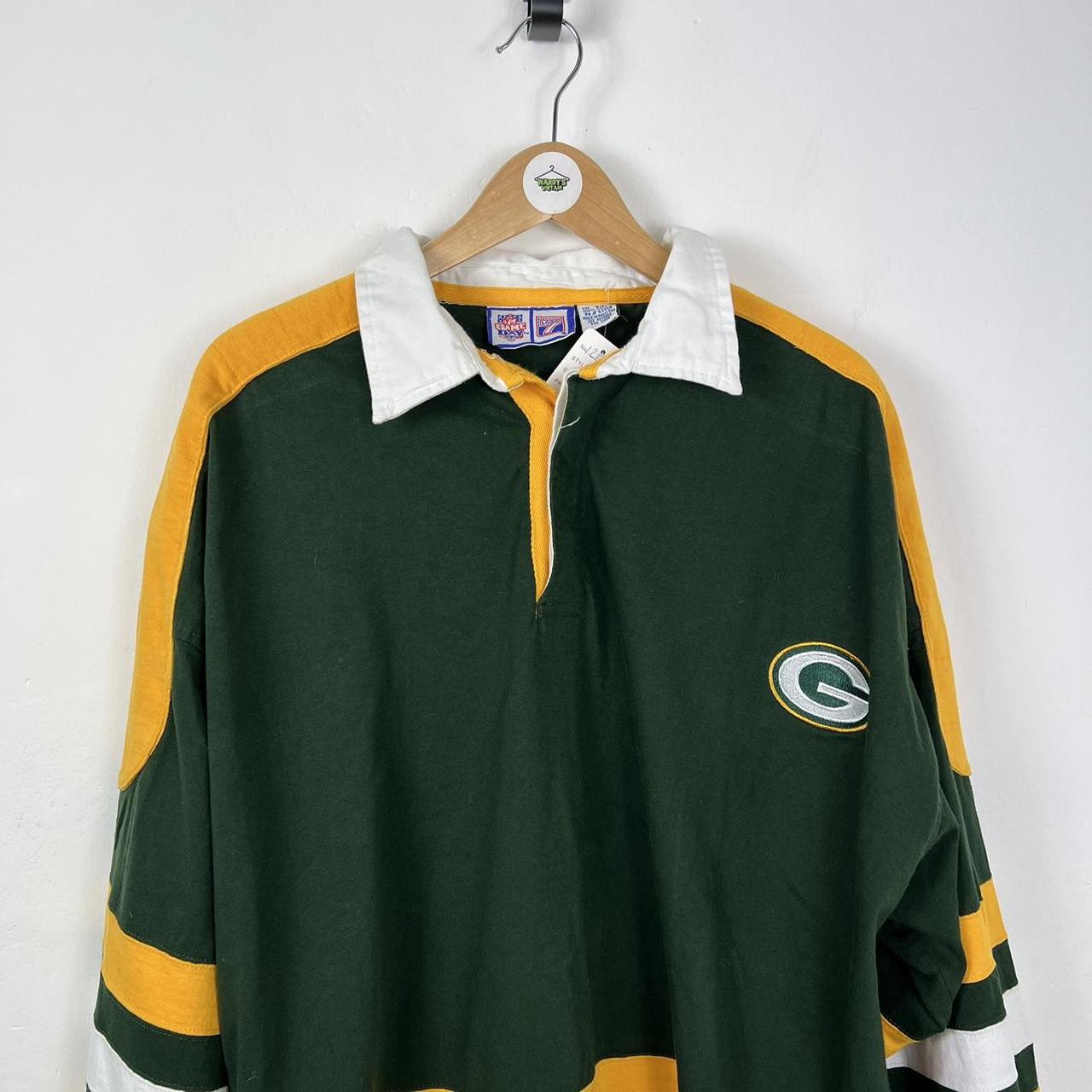 green bay packers rugby shirt