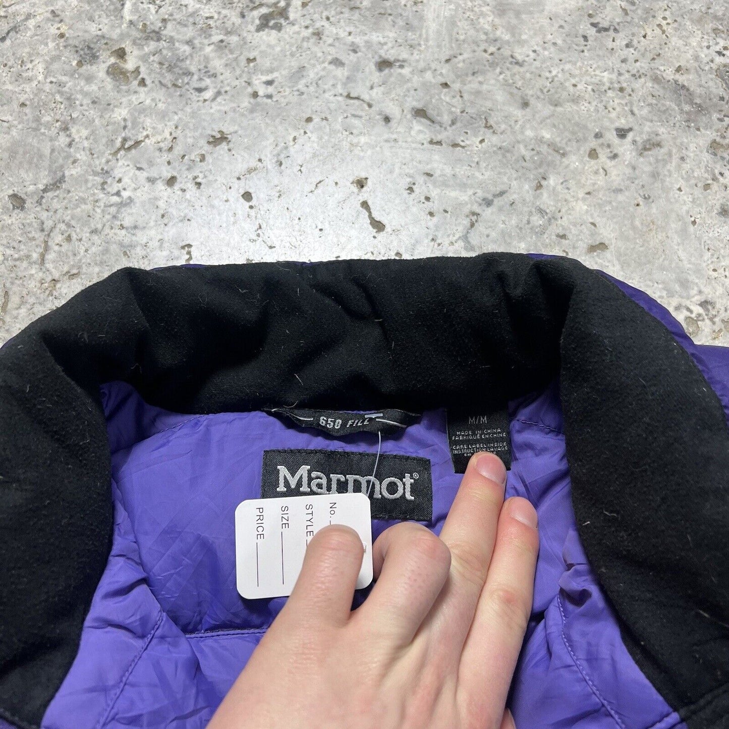 Marmot Puffer Jacket Purple 650+ Womens Medium