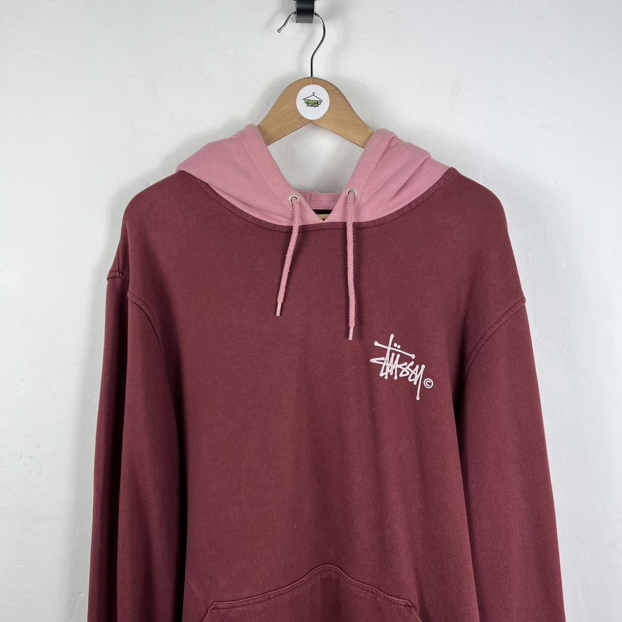 Stussy two hot sale tone hoodie