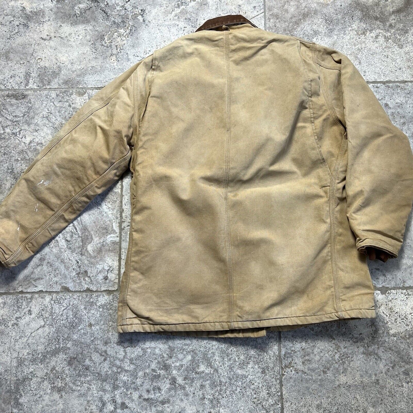 Carhartt Detroit Style Jacket, Beige, Mens ,XXL