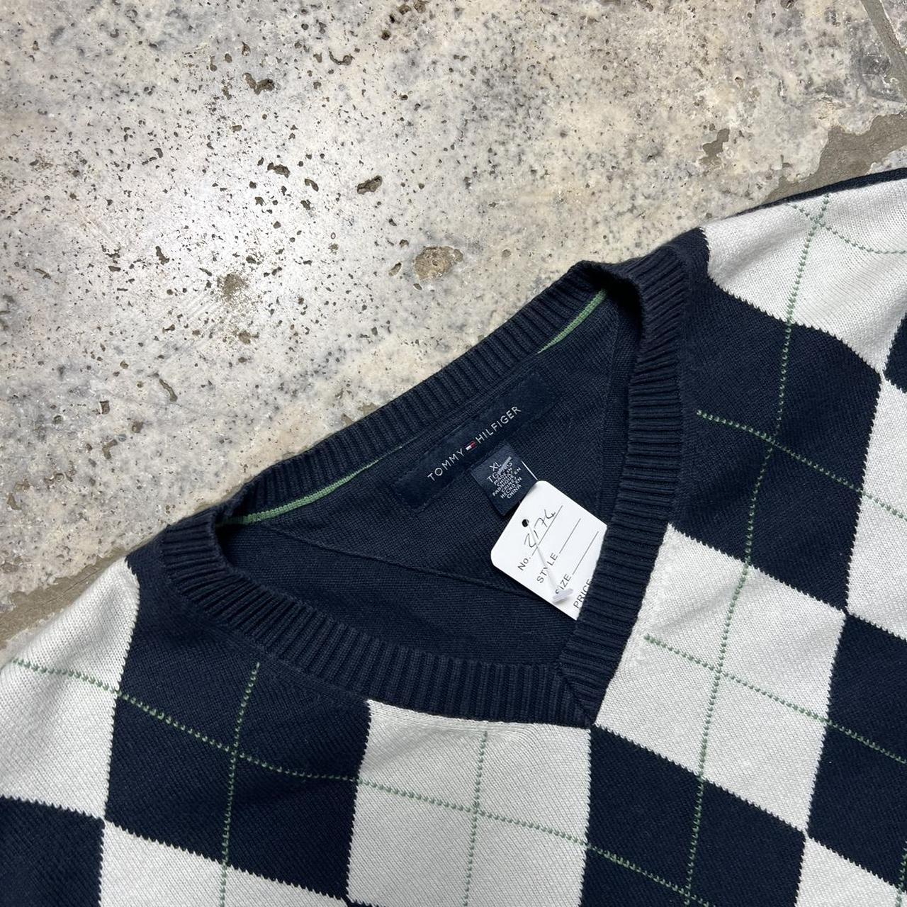 Tommy Hilfiger argyle knit XL