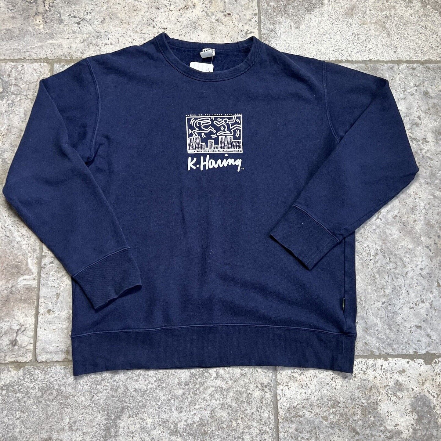 Keith Haring Uniqlo Sweatshirt Navy Men’s , Large