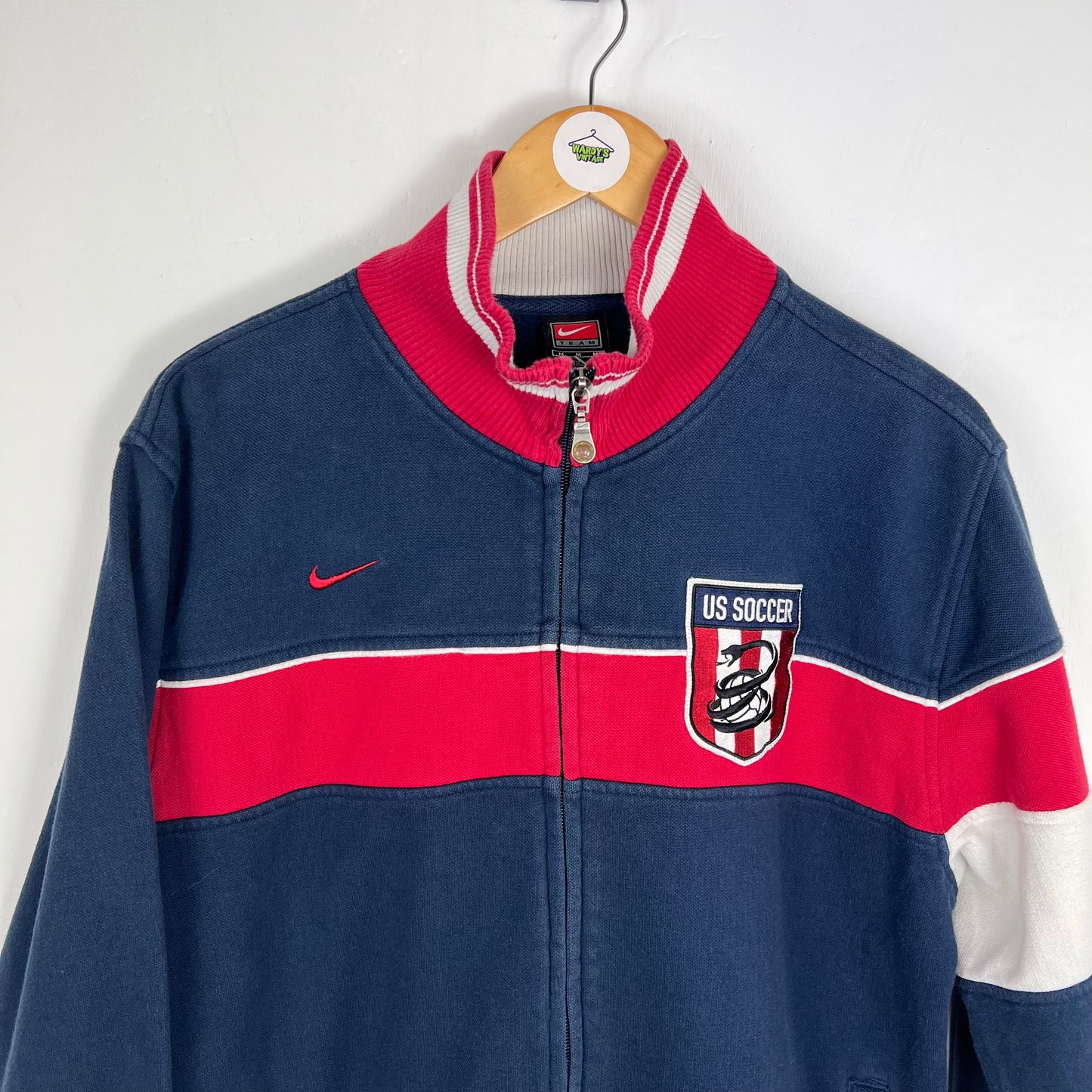 Vintage Nike US soccer full zip jumper medium