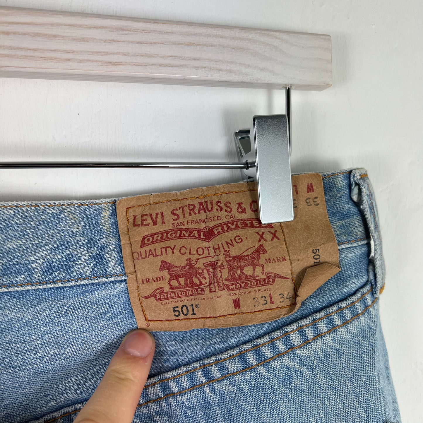 Levis 501 33x34