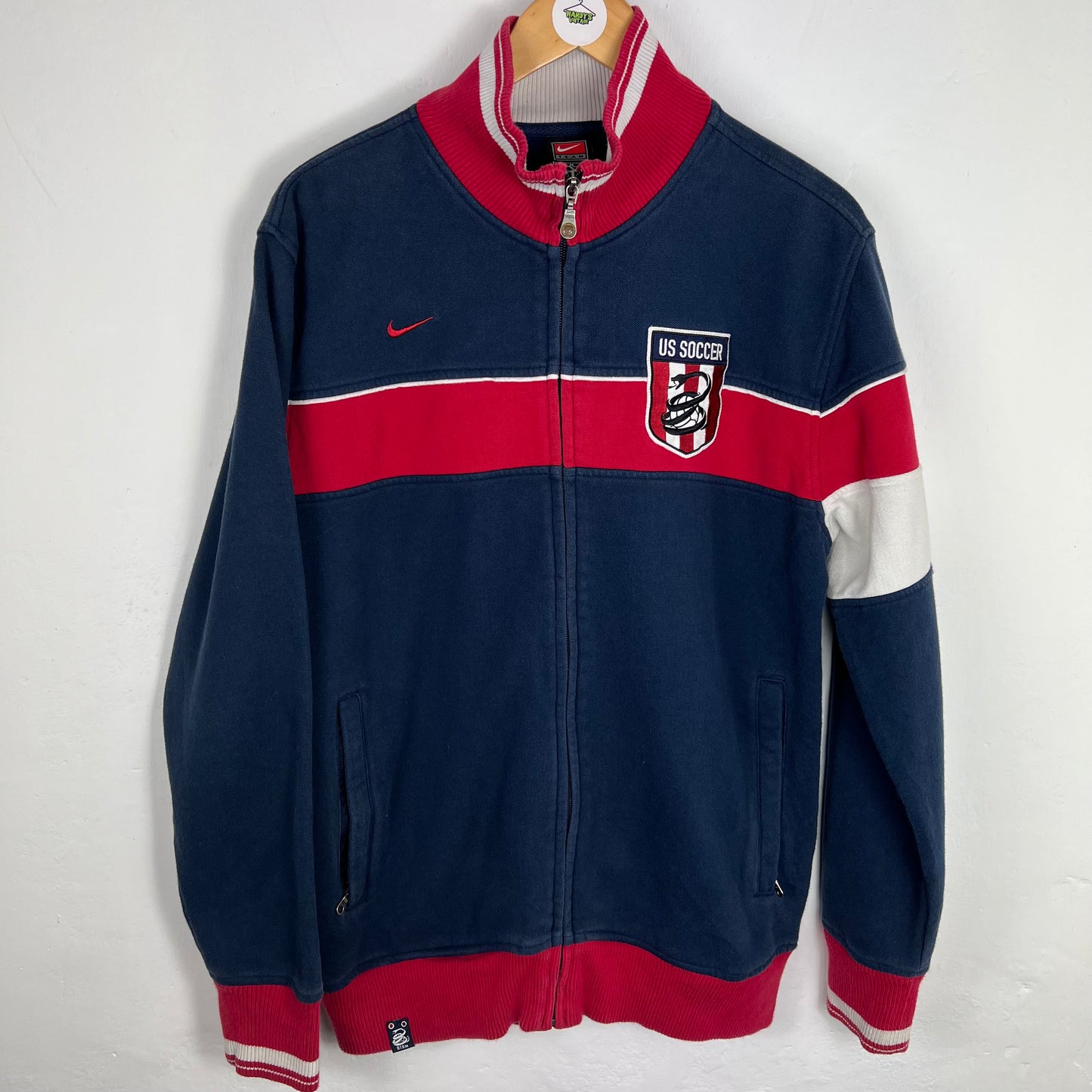 Vintage Nike US soccer full zip jumper medium