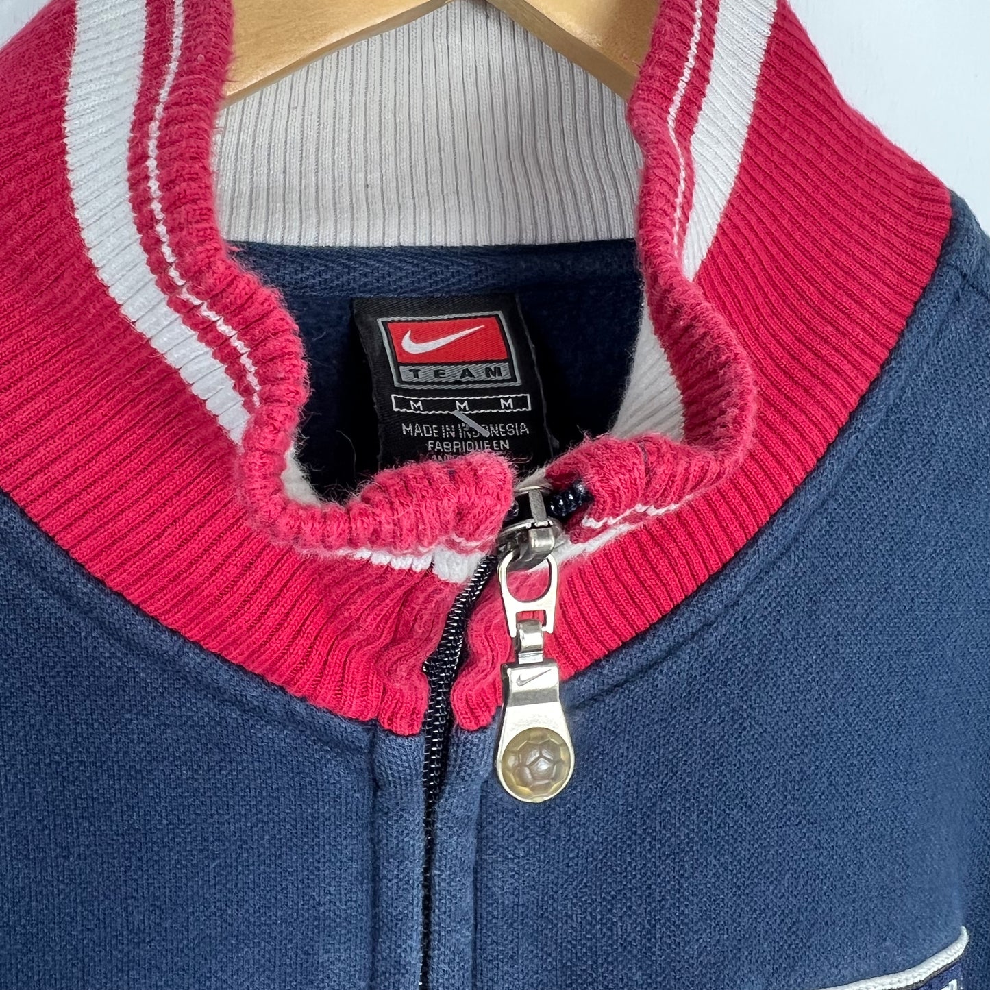 Vintage Nike US soccer full zip jumper medium