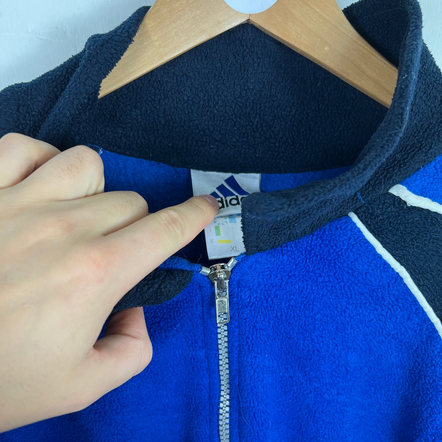 Vintage Adidas fleece 1/4 zip XL
