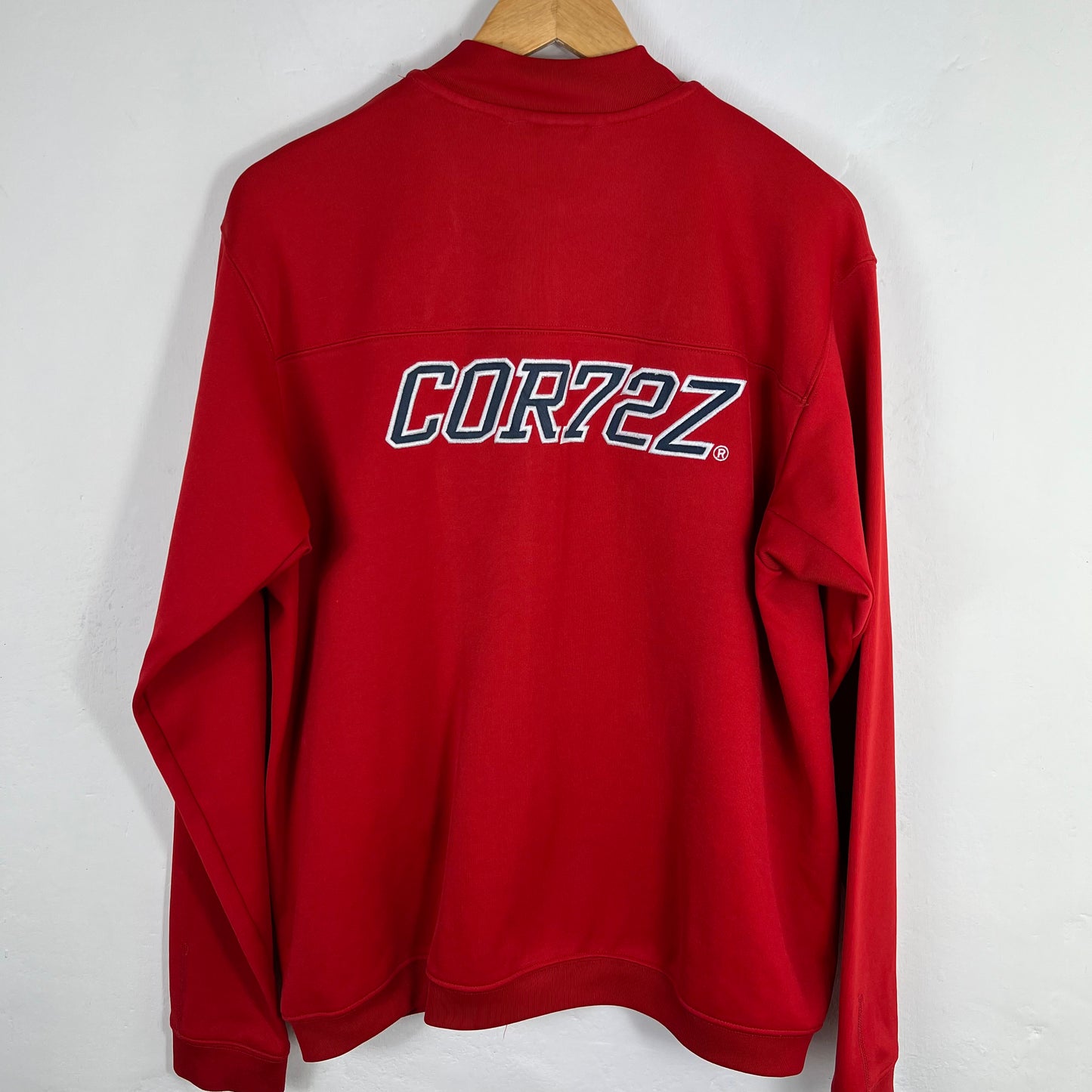 Nike Cortez red zip up jumper medium