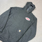 Carhartt Hoodie Grey Large Loose Fit Hooded Pocket