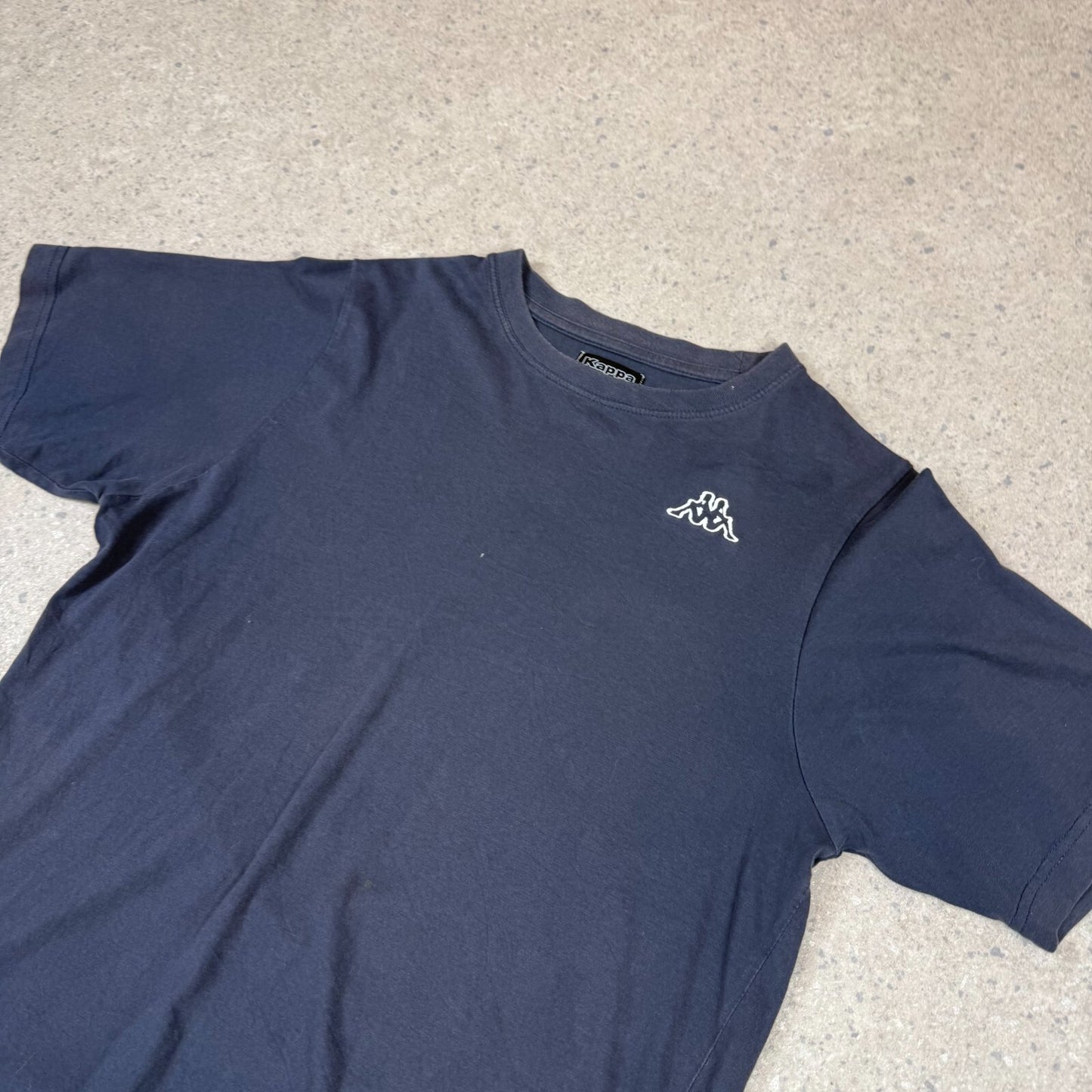 Kappa T Shirt Small Navy Colourway Embroidered Logo Y2K Short Sleeve