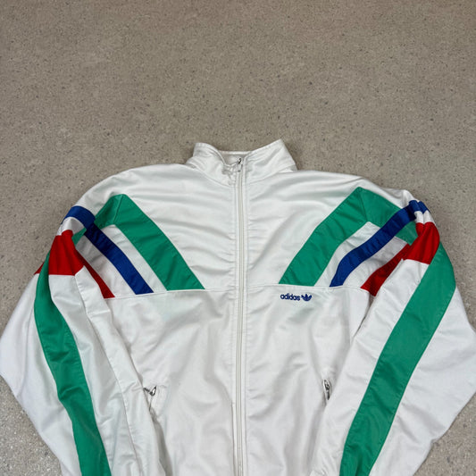 Adidas Track Top Medium 90s Adidas White Colourway