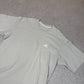 Adidas Cream T Shirt L / XL 90s Embroidered Logo