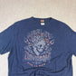 Harley Davidson T Shirt XL Navy Savannah GA Rise To Ride