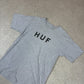 Huf T Shirt Medium Grey Colourway Short Sleeve