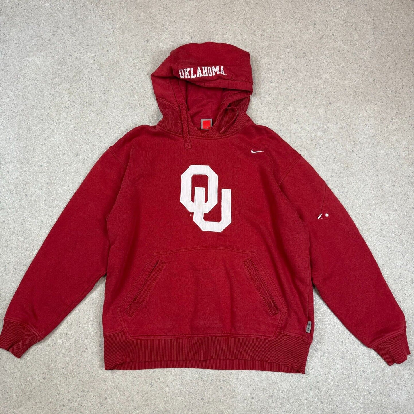 Nike Oklahoma Hoodie Large Red Colourway