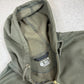 Carhartt Hoodie 2XL Loose Fit Moss Green Colourway Zip Up Fleece Lined