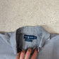 Ralph Lauren Short Sleeve Shirt Large Grey Embroidered Logo Long Sleeve