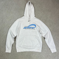 Nike Westmont Volleyball Swoosh Hoodie Small White Hooded New Wave