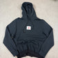 Jordan Hoodie Large Black Colourway Hooded Embroidered Logo
