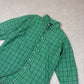 Ralph Lauren Shirt XL Green Check Cotton Embroidered Logo