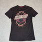 Hard Rock Cafe T Shirt Small Women’s Valencia Spellout Logo Short Sleeve Cotton