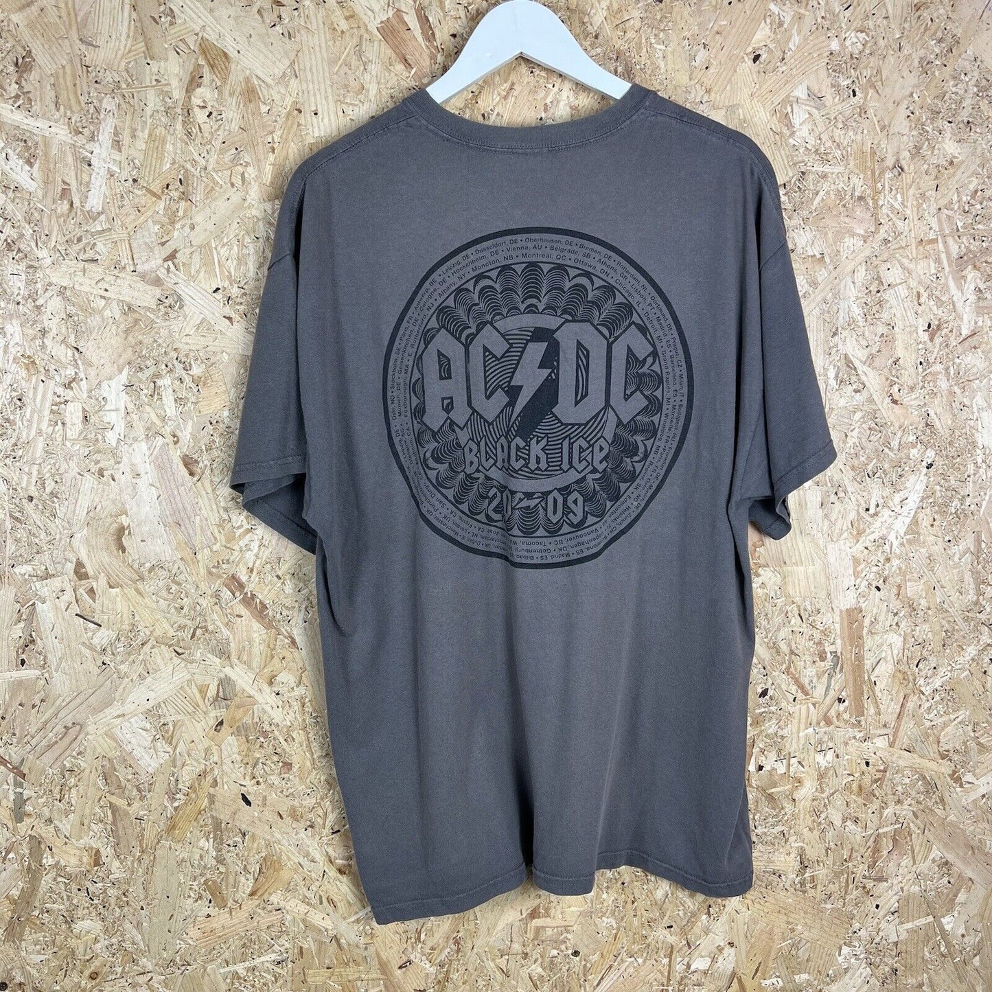 Ac Dc Band T Shirt 2009 Grey Men’s XL