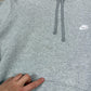 Nike Club Hoodie 2XL Grey Colourway Hoodie