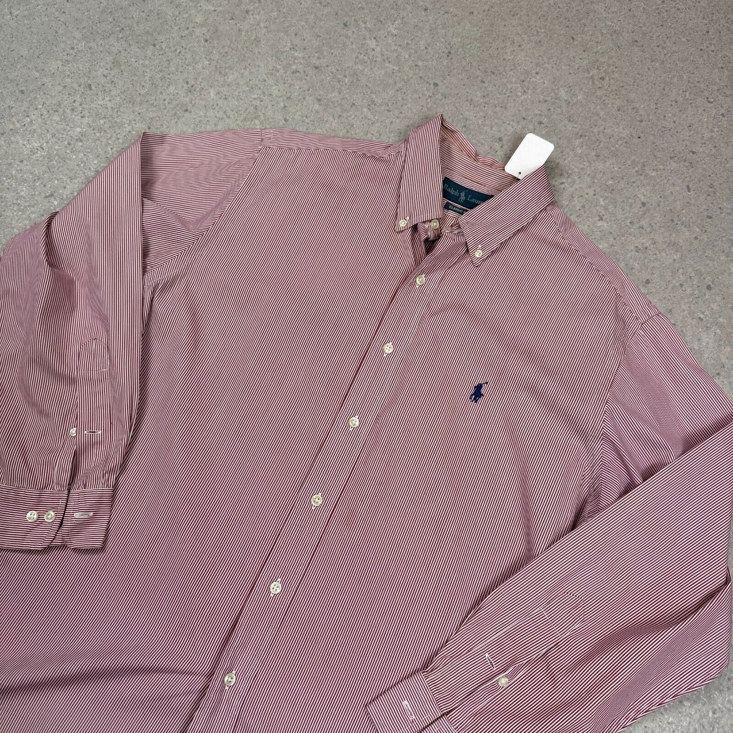 Ralph Lauren Striped Shirt Large 16.5” Neck