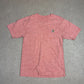 Carhartt T Shirt Small Pink Salmon Colourway Pocket Logo