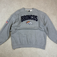 Starter Broncos NFL Sweater XXL Vintage Football Sweatshirt Gray