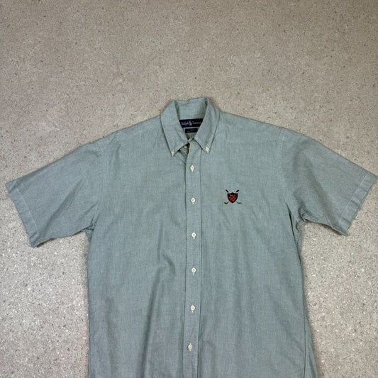Ralph Lauren Shirt Small Short Sleeve Green Colourway