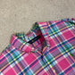 Ralph Lauren Check Shirt XL Pink Colourway Embroidered Logo Button Down