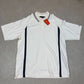 Nike Golf Polo Shirt 2XL Cream Colourway Relaxed Fit Vintage Heavyweight