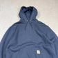 Carhartt Navy Hoodie Large