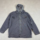 Dickies Hooded Shacket Large Grey Colourway Embroidered Logo Workwear