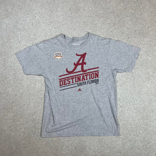 Adidas University of Alabama Destination South Florida t-shirt L