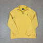 Ralph Lauren 1/4 Zip Large Yellow Colourway Embroidered Logo Cotton