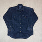 Ralph Lauren Cordery Shirt Medium Navy Colourway 90s
