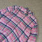 Ralph Lauren Shirt XL Check Embroidered Logo Pink Colourway