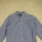 Ralph Lauren Shirt Large Check Embroidered Logo Long Sleeve