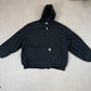 Carhattt Active Jacket 3XL Black Active Vintage Carhartt Jacket J140-BLK